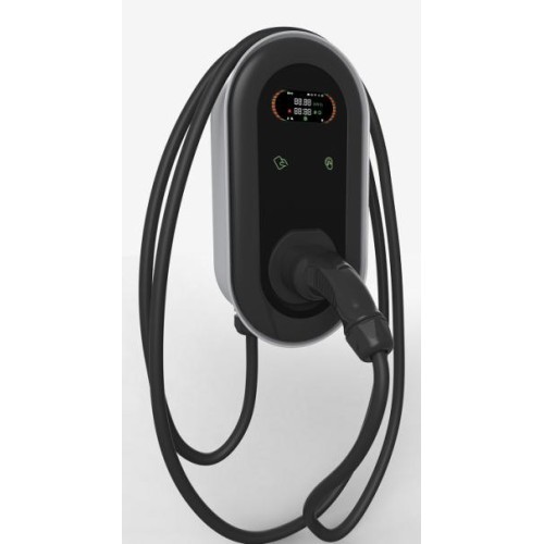 7kW AC EV Charging Stations DC6mA Single Phase 4.3 Inch Screen Display