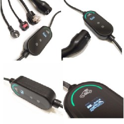 7KW Mode 2 Portable EV Charger With Schuko Plug 16A Power Plug