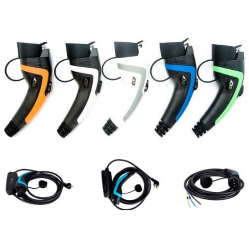 5m Electric Vehicle Type 2 Charging Cable 32A 250V AC Lightning Protection