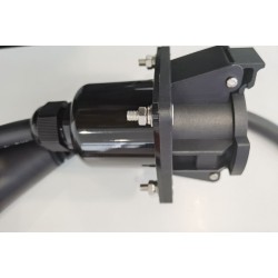32A 3Phase Type 1 To Type 2 EV Adapter IP55 Waterproof Protection Grade