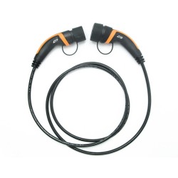 TPU material TUV Certification 16a 1 Phase Orange Type 2 ev charging wire Cable Electric Car Charging Cables Extension