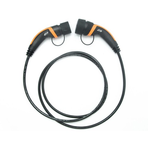 TPU material TUV Certification 16a 1 Phase Orange Type 2 ev charging wire Cable Electric Car Charging Cables Extension