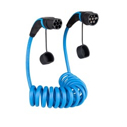 Halogen-free long durable TPU electric vehicle charging cables 32A 1phase 7.6kW Type2 to type 2  ev cables