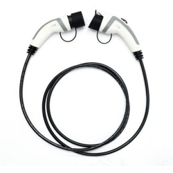 White 16A 1 Phase EV Charger Extension Cord For Car Charger Flexible Duranble