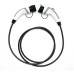 White 16A 1 Phase EV Charger Extension Cord For Car Charger Flexible Duranble