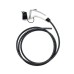 White 16A 1 Phase EV Charger Extension Cord For Car Charger Flexible Duranble