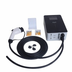 Single Phase UL94 V-0 Electric Vehicle Charging Station 32A IP67 With 5m Cable