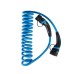 50Hz 7kW Type 2 To Type 2 EV Charging Cable With 5m Coiled Cable