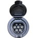 UL94 V-0 32A EV Charging Accessories Type 2 Charging Socket UL94 V-0 32A EV Charging Accessories Type 2 Charging Socket