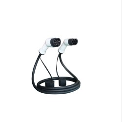 Robust Lightweight Type 2 To Type 2 EV Charging Cable IEC 62196-2 Plug EU Standard