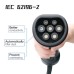 Robust Lightweight Type 2 To Type 2 EV Charging Cable IEC 62196-2 Plug EU Standard Robust Lightweight Type 2 To Type 2 EV Charging Cable IEC 62196-2 Plug EU Standard