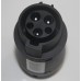 32A 250V Type 2 Car charging on Type 1 EV Charging Station Interface Adapter Type 2 to Type 1 EV Adapter