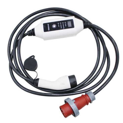 IEC 62196 Type 2 22kW Portable EV Charger Current Adjustable 3 Phase