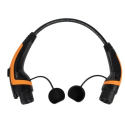 32A 7.4kW type 1 charging cable electric car mode 3 cable type 1 to type 2