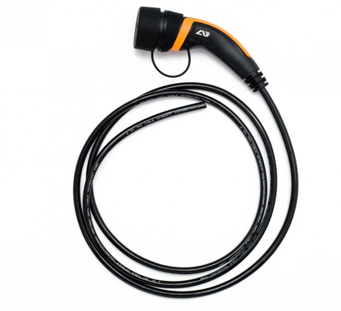 TPU material TUV Certification 16a 1 Phase Orange Type 2 ev charging wire Cable Electric Car Charging Cables Extension 3