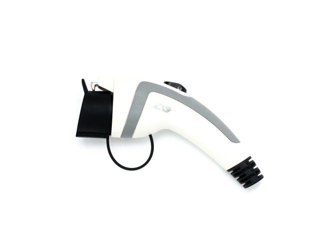 White 16A 1 Phase EV Charger Extension Cord For Car Charger Flexible Duranble 1