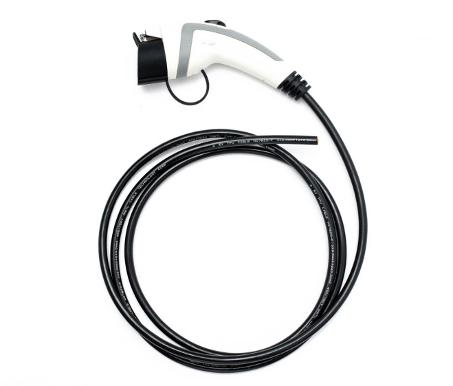 White 16A 1 Phase EV Charger Extension Cord For Car Charger Flexible Duranble 2