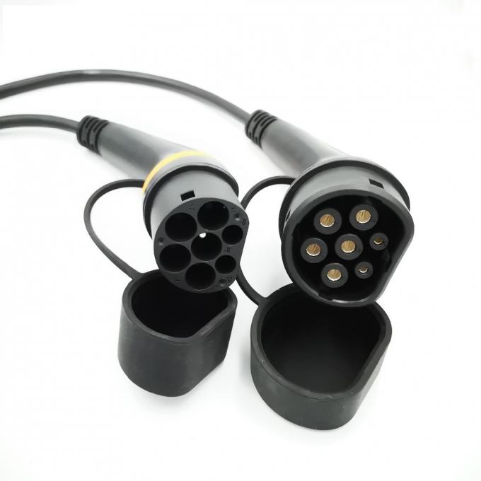 3 Phase Type 2 To Type 2 EV Cable IP67 TPU Material For Car Charging 0