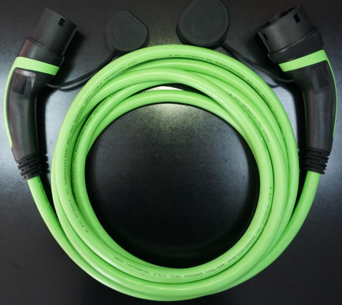 IEC 62196 32A 7.5m Type 2 Electric Car Charger TPU Mode 3 Type 2 Cable 0