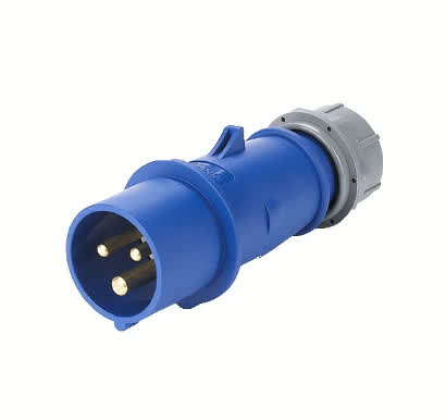 32A 250V 5 Pin To 3 Pin Adapter IEC 60309 Plug Adapter For Red CEE To Blue CEE 2