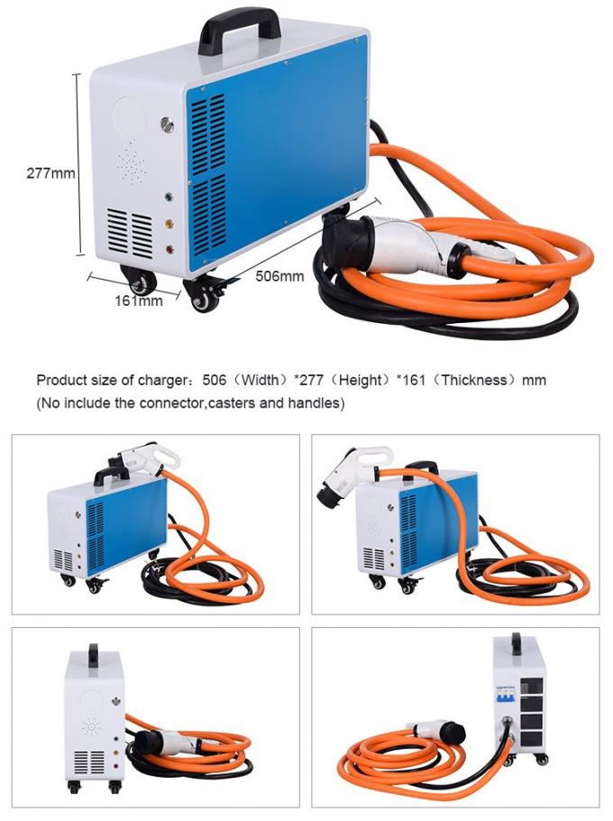 SAE J1772 7kw CHAdeMo Fast Charger Home Use For Electric Vehicle 0