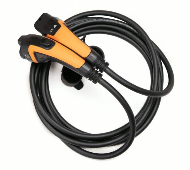 32A 7.4kW type 1 charging cable electric car mode 3 cable type 1 to type 2 1