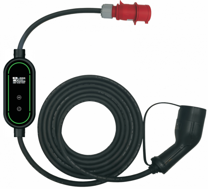 Portable Electric Car Chargers 3.6kW 16A 250V Mobile EV Chargers with Temperature Sensor Schuko Plug EN62752 CE 8