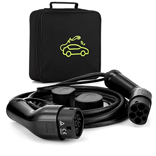 EV car charger plug OEM Type2 to Type2 16A-32A EV charging Cables TUV CE Certified TPU material, IP55 waterproof 2